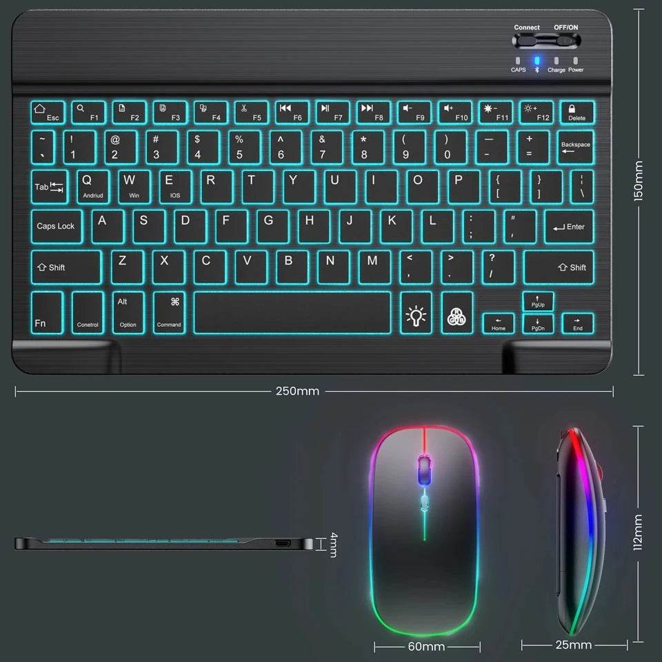 RGB Bluetooth Keyboard And Mouse Set - findify 2025