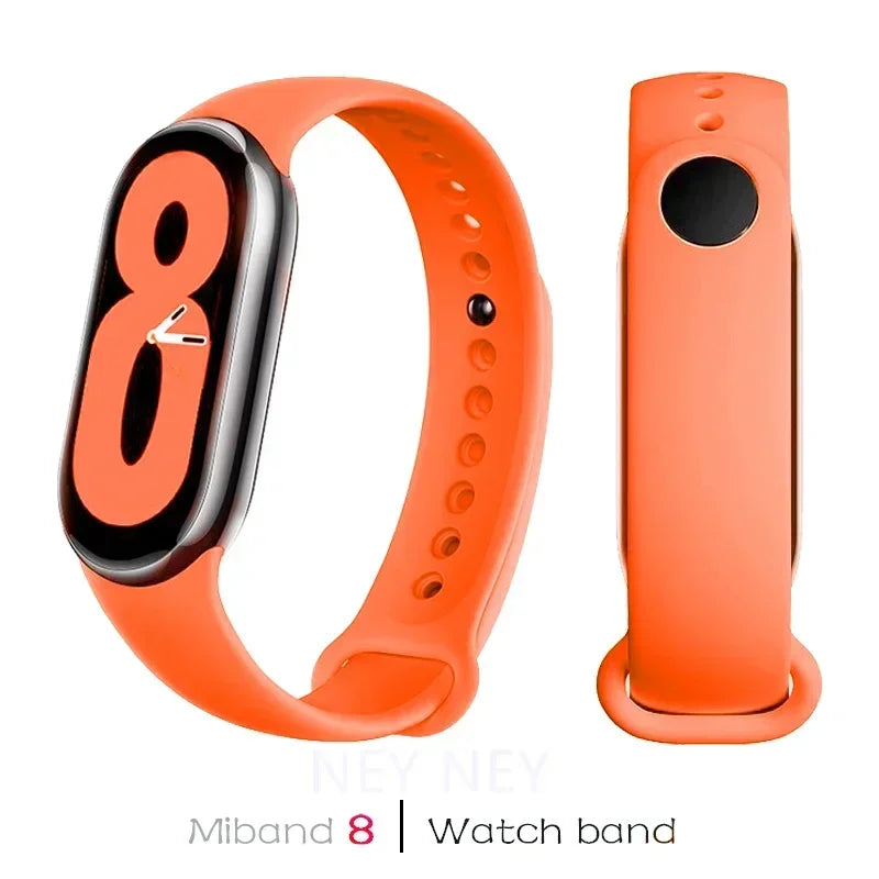 Sport Silicone Strap for Xiaomi Mi Band 9 NFC Replacement Bracelet Belt for Xiaomi Mi Band 8/9 Wriststrap Smartwatch Accessories