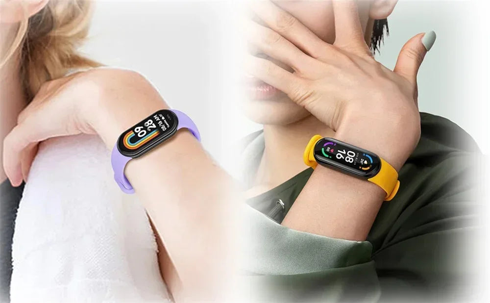 Sport Silicone Strap for Xiaomi Mi Band 9 NFC Replacement Bracelet Belt for Xiaomi Mi Band 8/9 Wriststrap Smartwatch Accessories