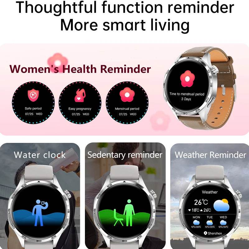 Watch GT5 PRO Smartwatch GPS Motion Trajectory HD Screen Bluetooth Call NFC Men Smart Watch Outdoor Sports Watches Men 2024 New - findify 2025