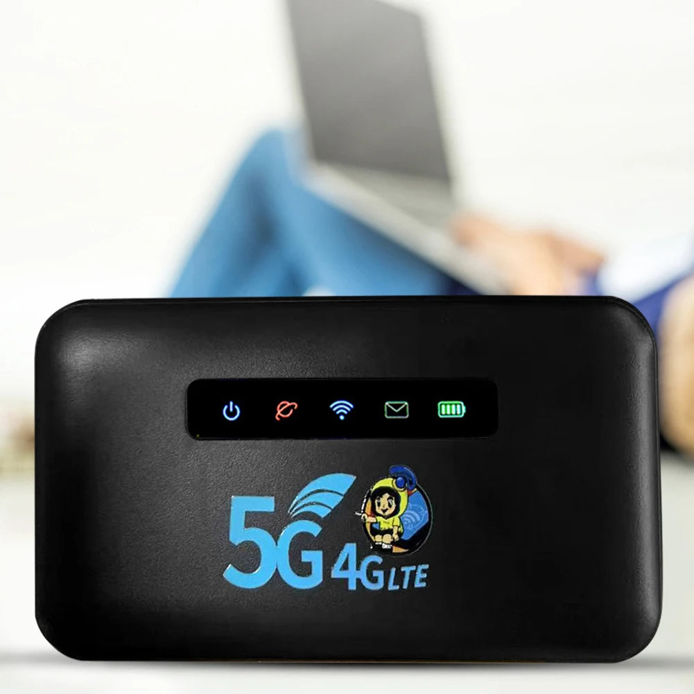 4G Pocket Wireless WiFi Router Portable Mobile WiFi Hotspot CAT4 150Mbps WiFi Mobile Router 2600mAh with SIM Card Slot