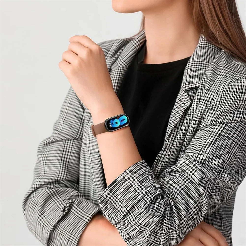 Sport Silicone Strap for Xiaomi Mi Band 9 NFC Replacement Bracelet Belt for Xiaomi Mi Band 8/9 Wriststrap Smartwatch Accessories