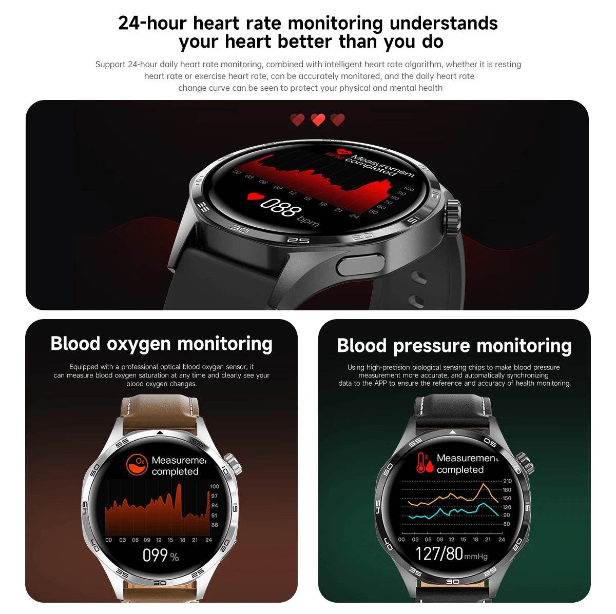 Watch GT5 PRO Smartwatch GPS Motion Trajectory HD Screen Bluetooth Call NFC Men Smart Watch Outdoor Sports Watches Men 2024 New - findify 2025