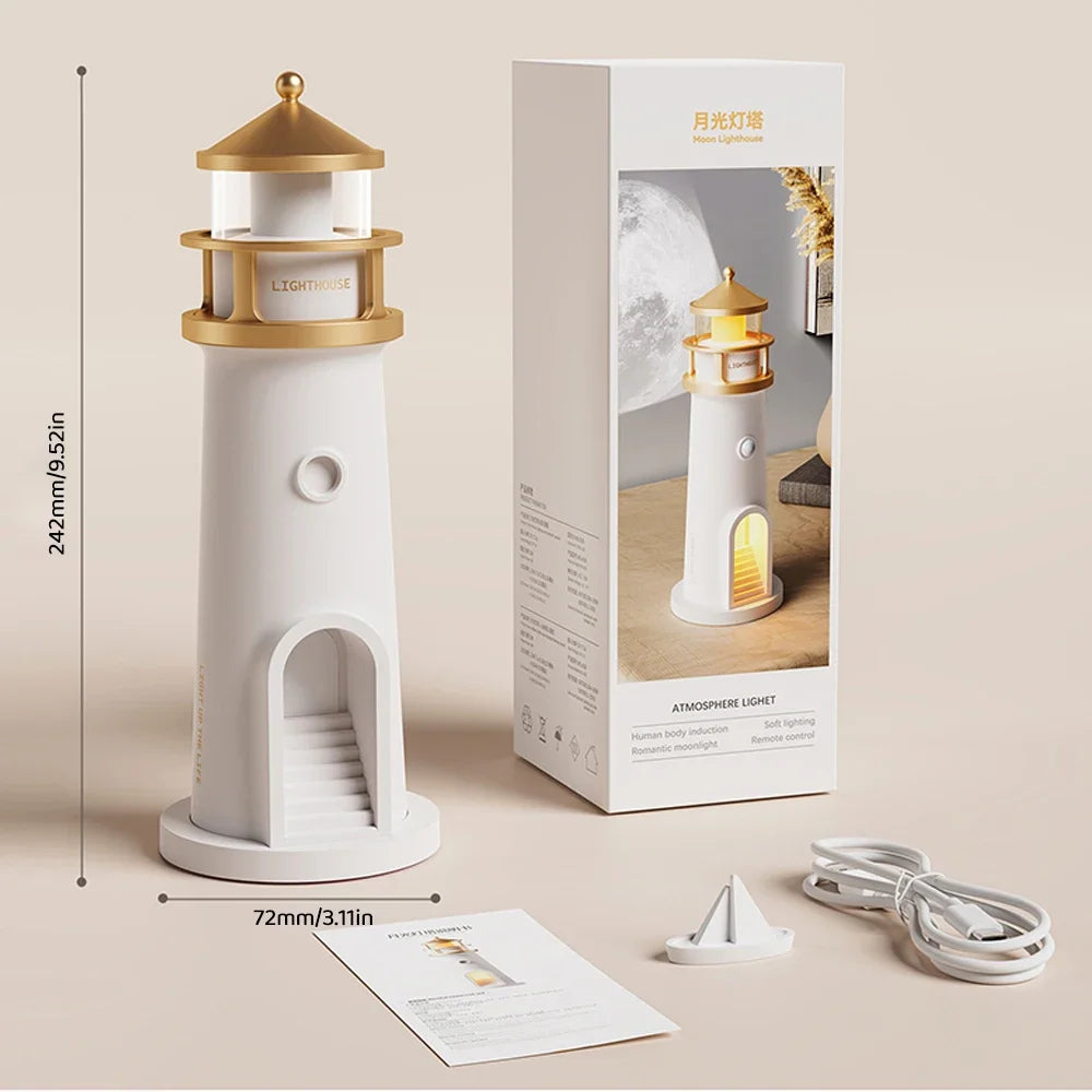 MoonGlow: Projector & Soothing Sound Speaker