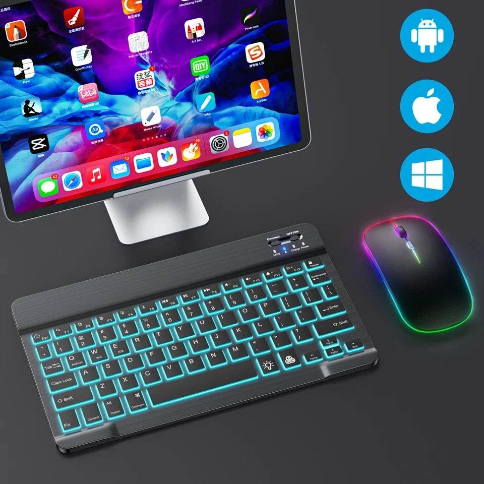 RGB Bluetooth Keyboard And Mouse Set - findify 2025