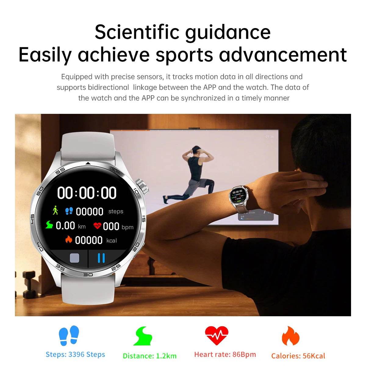 Watch GT5 PRO Smartwatch GPS Motion Trajectory HD Screen Bluetooth Call NFC Men Smart Watch Outdoor Sports Watches Men 2024 New - findify 2025