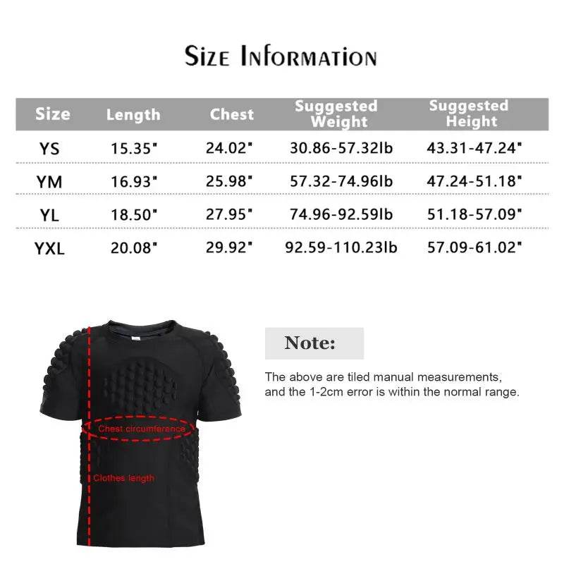Youth Boys Football Padded Shirt - findify 2025