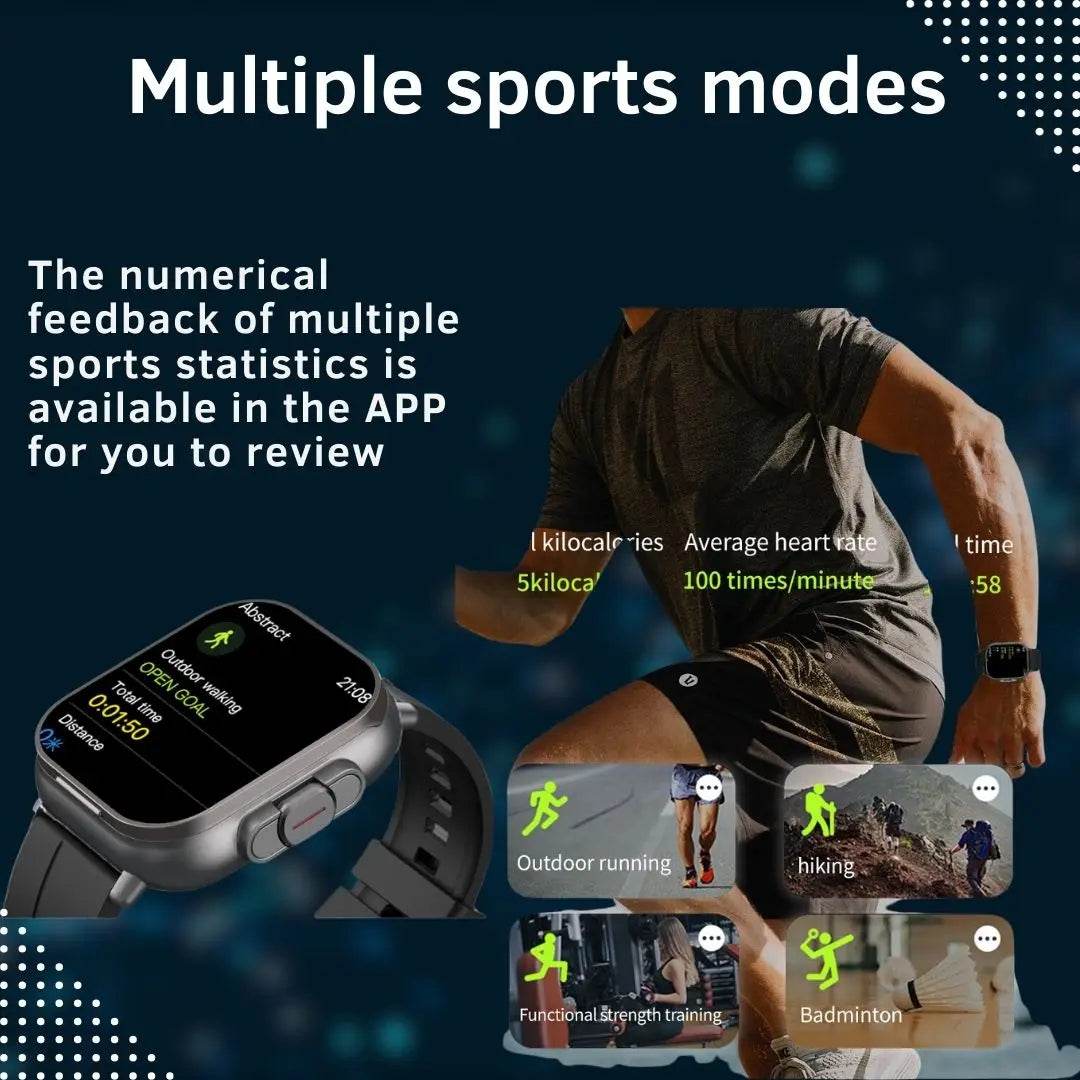 2 in 1 Built-in Smartwatch with Earphone Multi-Sport NFC Call Smart Watch with Earbuds Headphone for iPhone Android Smartphone - findify 2025