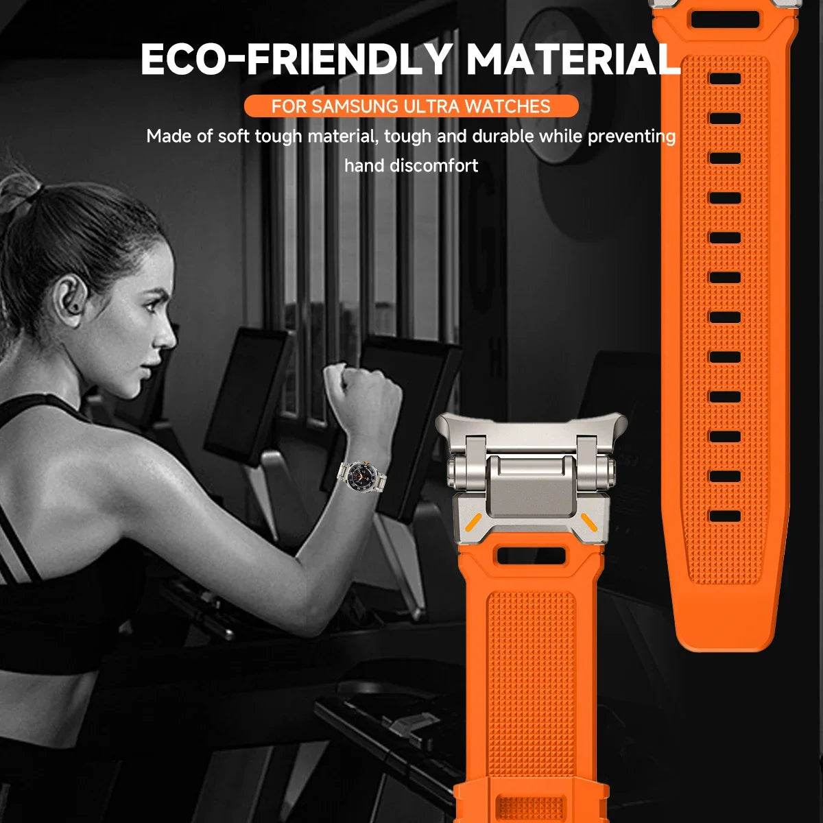 Rubber Strap for Samsung Galaxy Watch 7 Ultra 47mm Sports Silicone Band Bracelet for Galaxy Watch Ultra 47mm Watchband Wristband - findify 2025