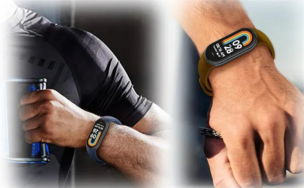 Sport Silicone Strap for Xiaomi Mi Band 9 NFC Replacement Bracelet Belt for Xiaomi Mi Band 8/9 Wriststrap Smartwatch Accessories