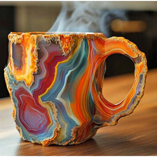 Crystal Clear: Mineral-Infused Coffee Mugs
