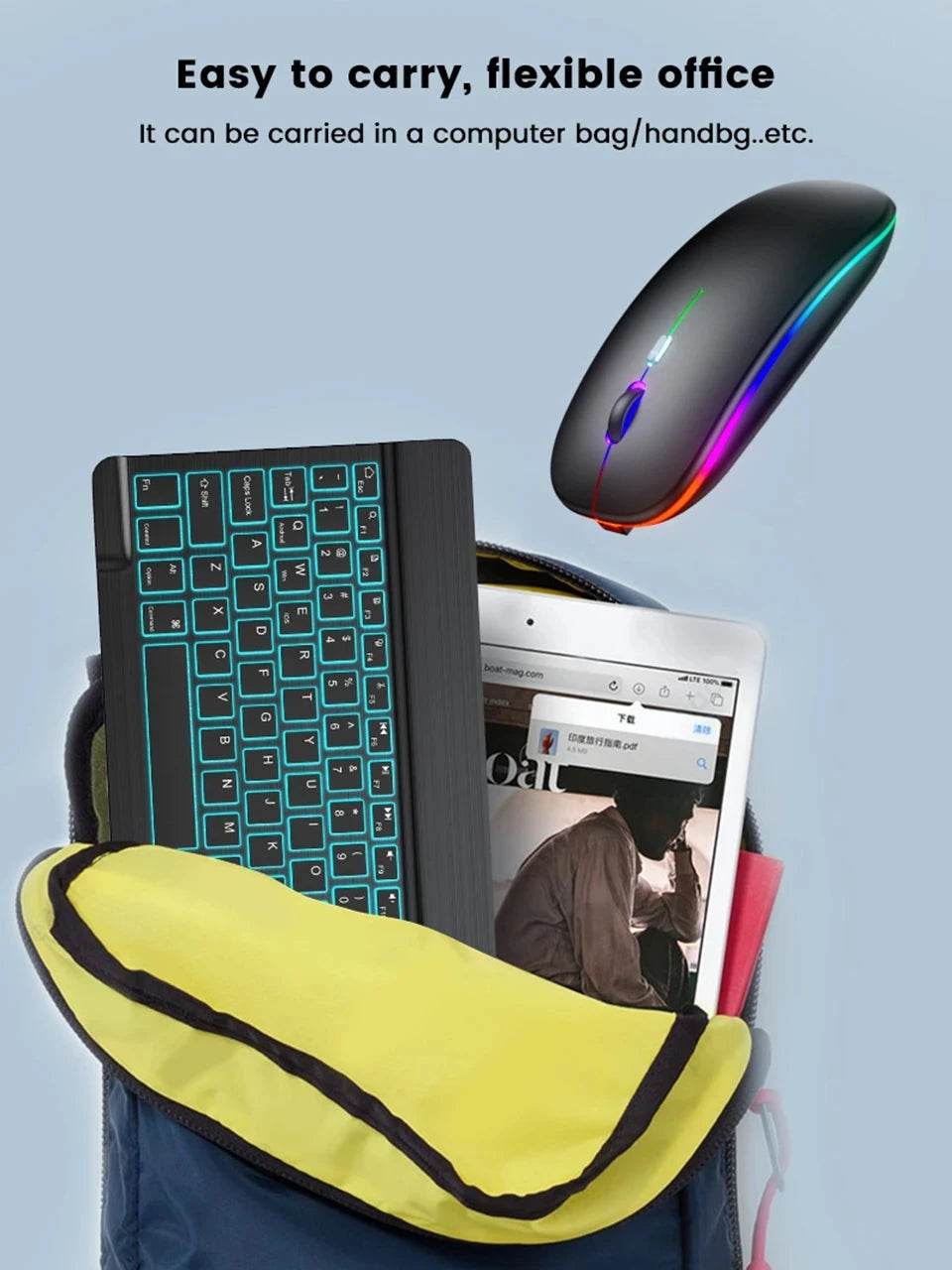 RGB Bluetooth Keyboard And Mouse Set - findify 2025