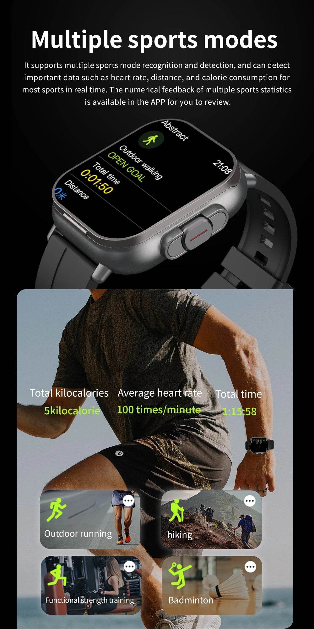 2 in 1 Built-in Smartwatch with Earphone Multi-Sport NFC Call Smart Watch with Earbuds Headphone for iPhone Android Smartphone - findify 2025