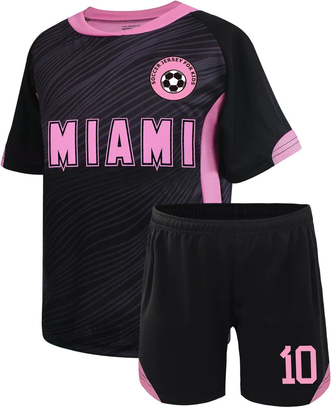 Children's football jersey sports training suit men's and women's 3-piece set loose jersey shorts with stockings - findify 2025