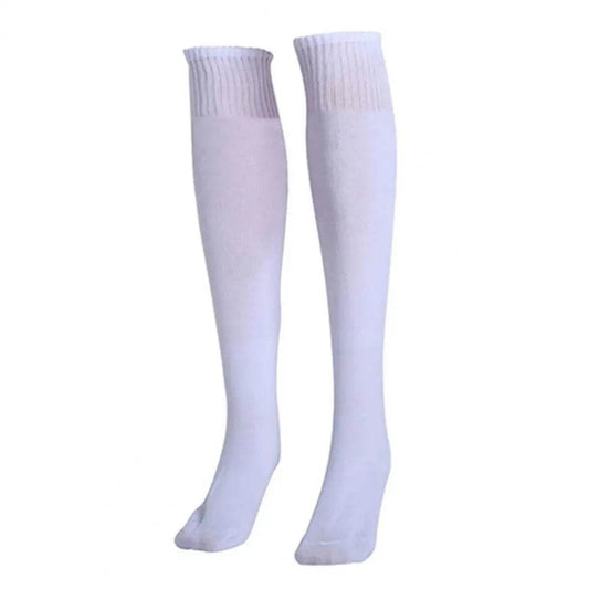 1 Pair Football Sports Socks Long Knee polyseter Solid Color Legging Football Stockings Soccer Baseball Ankle Socks - findify 2025