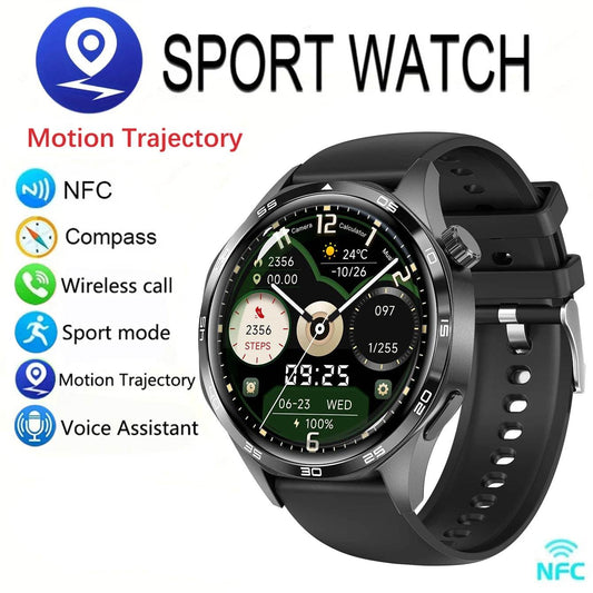 Watch GT5 PRO Smartwatch GPS Motion Trajectory HD Screen Bluetooth Call NFC Men Smart Watch Outdoor Sports Watches Men 2024 New - findify 2025