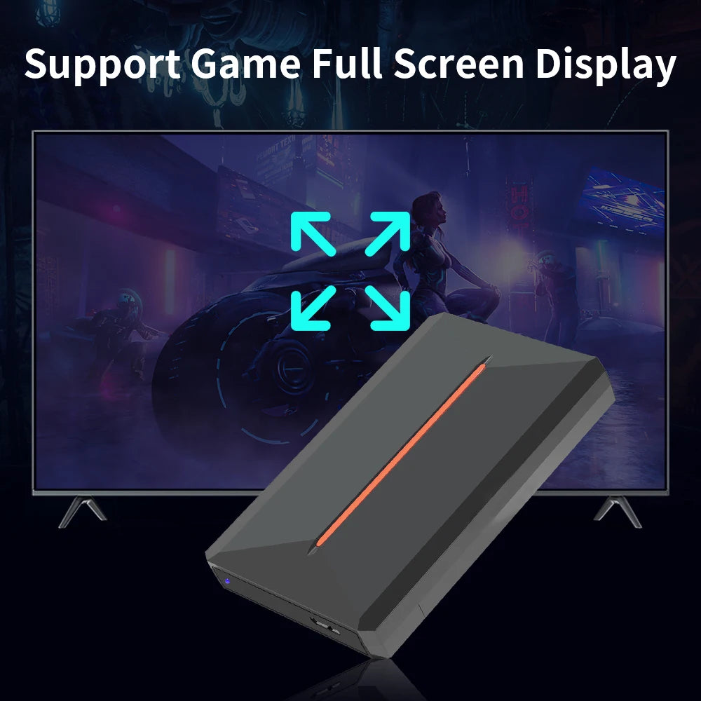 Launchbox OS 500GB Portable Gaming HDD Retro Game Console with 3700+PC/3D Games for PS4/PS3/PS2/PS1/Wii/Wiiu for Wins PC/Laptop
