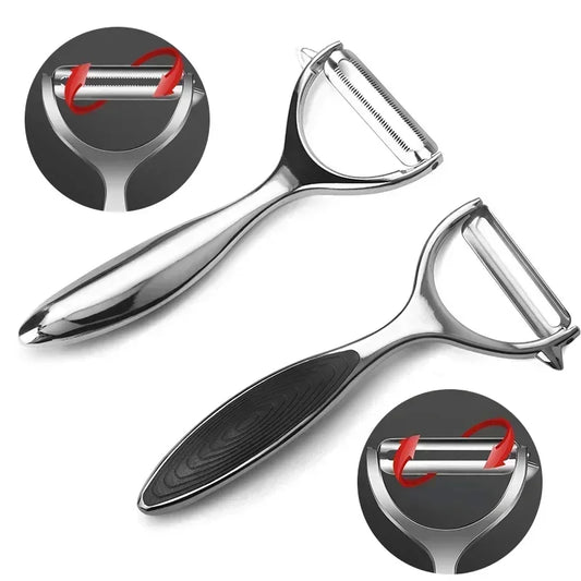 304 SS Rotatable Y Peeler – Fruit Veggie Kitchen Gadget