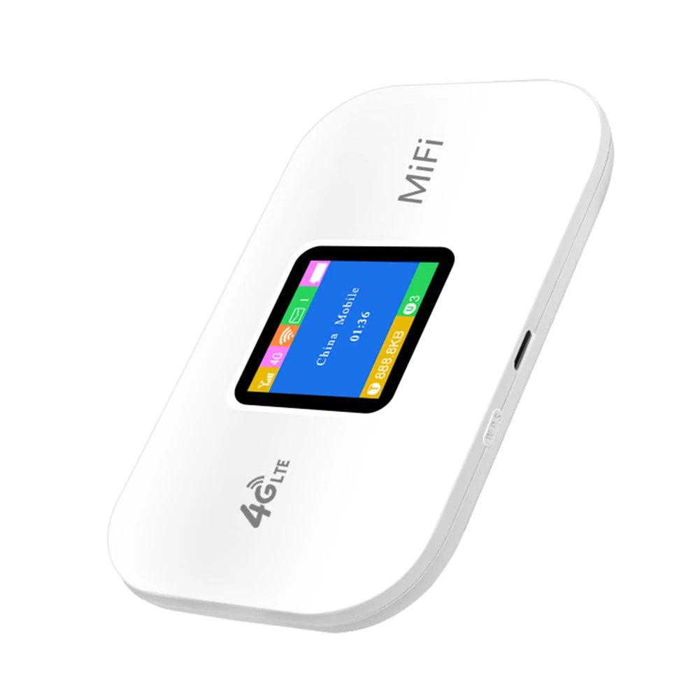 4G Pocket Wireless WiFi Router Portable Mobile WiFi Hotspot CAT4 150Mbps WiFi Mobile Router 2600mAh with SIM Card Slot