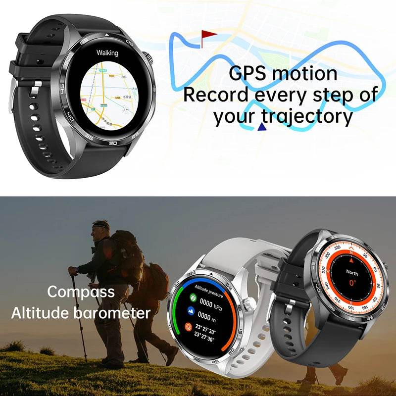 Watch GT5 PRO Smartwatch GPS Motion Trajectory HD Screen Bluetooth Call NFC Men Smart Watch Outdoor Sports Watches Men 2024 New - findify 2025