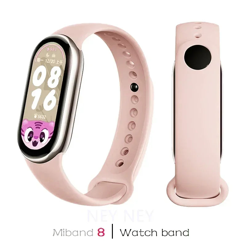 Sport Silicone Strap for Xiaomi Mi Band 9 NFC Replacement Bracelet Belt for Xiaomi Mi Band 8/9 Wriststrap Smartwatch Accessories