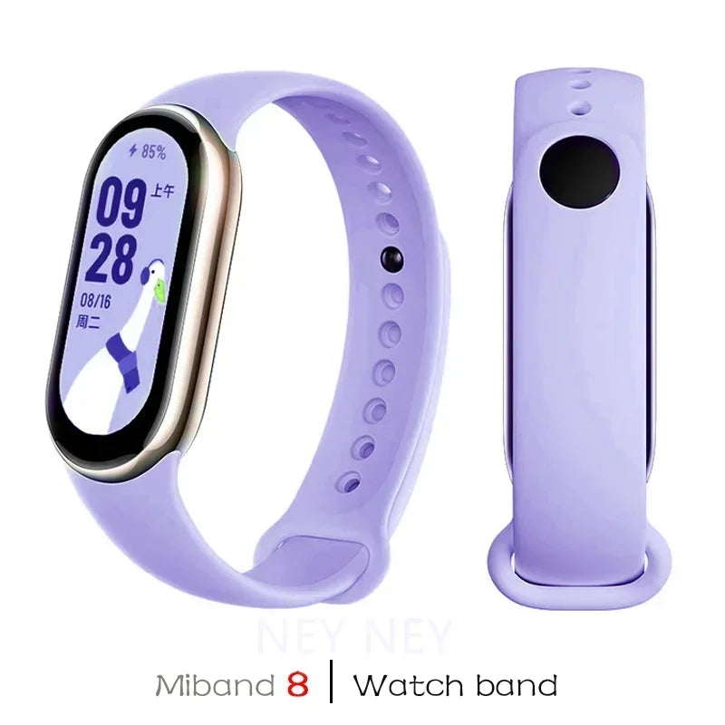 Sport Silicone Strap for Xiaomi Mi Band 9 NFC Replacement Bracelet Belt for Xiaomi Mi Band 8/9 Wriststrap Smartwatch Accessories