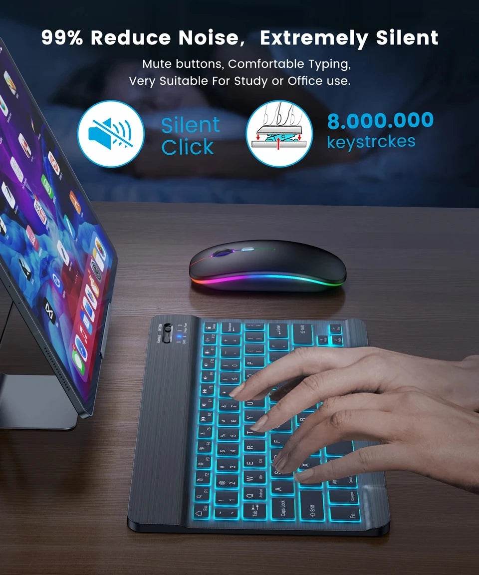 RGB Bluetooth Keyboard And Mouse Set - findify 2025