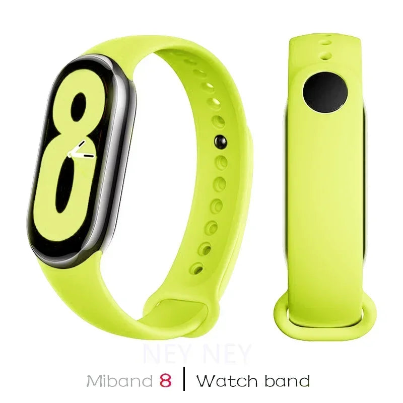 Sport Silicone Strap for Xiaomi Mi Band 9 NFC Replacement Bracelet Belt for Xiaomi Mi Band 8/9 Wriststrap Smartwatch Accessories