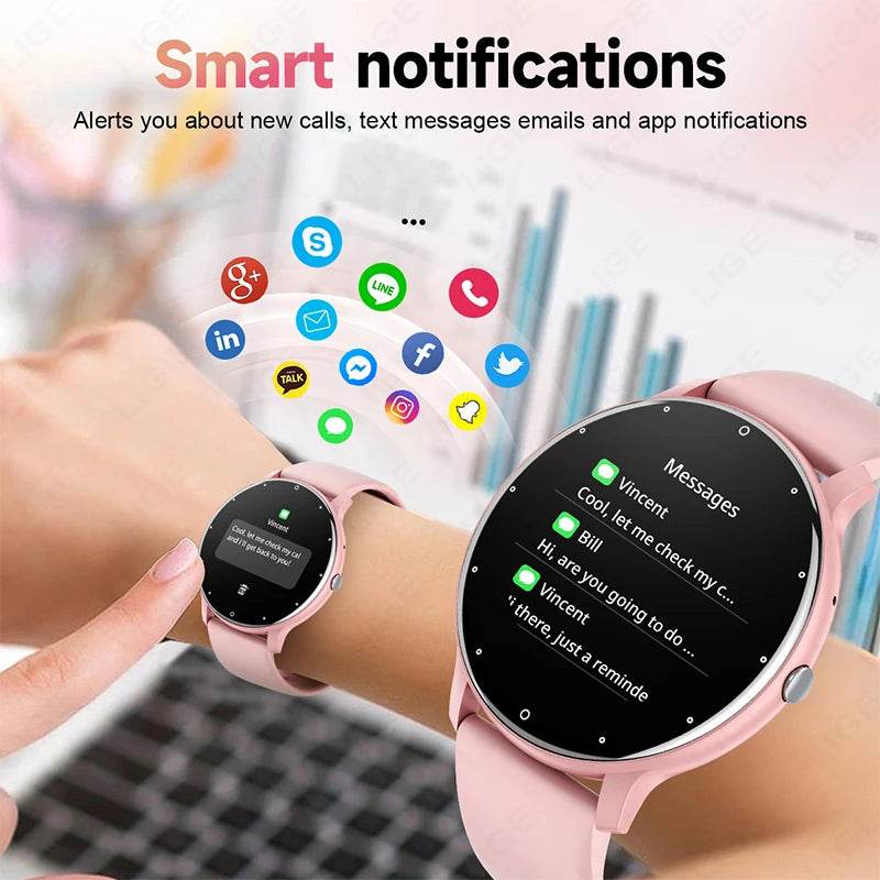 LIGE 2025 Smart watch Ladies - findify 2025
