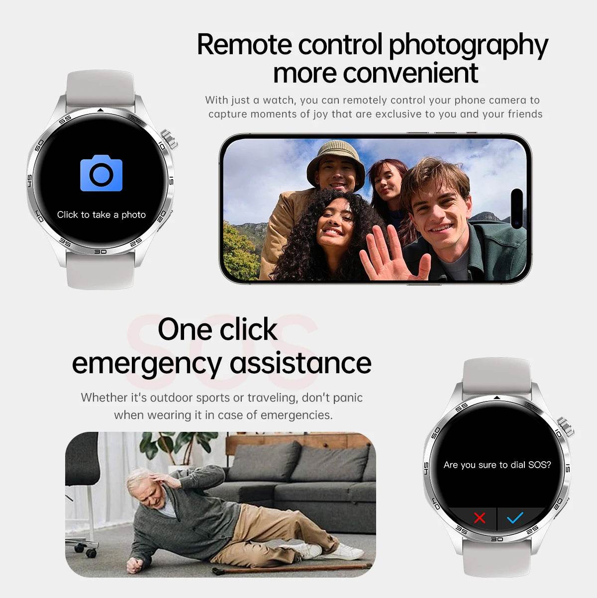 Watch GT5 PRO Smartwatch GPS Motion Trajectory HD Screen Bluetooth Call NFC Men Smart Watch Outdoor Sports Watches Men 2024 New - findify 2025