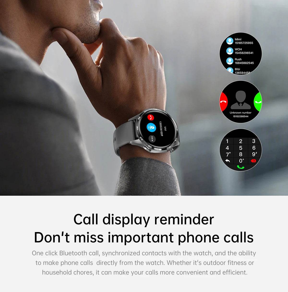 Watch GT5 PRO Smartwatch GPS Motion Trajectory HD Screen Bluetooth Call NFC Men Smart Watch Outdoor Sports Watches Men 2024 New - findify 2025