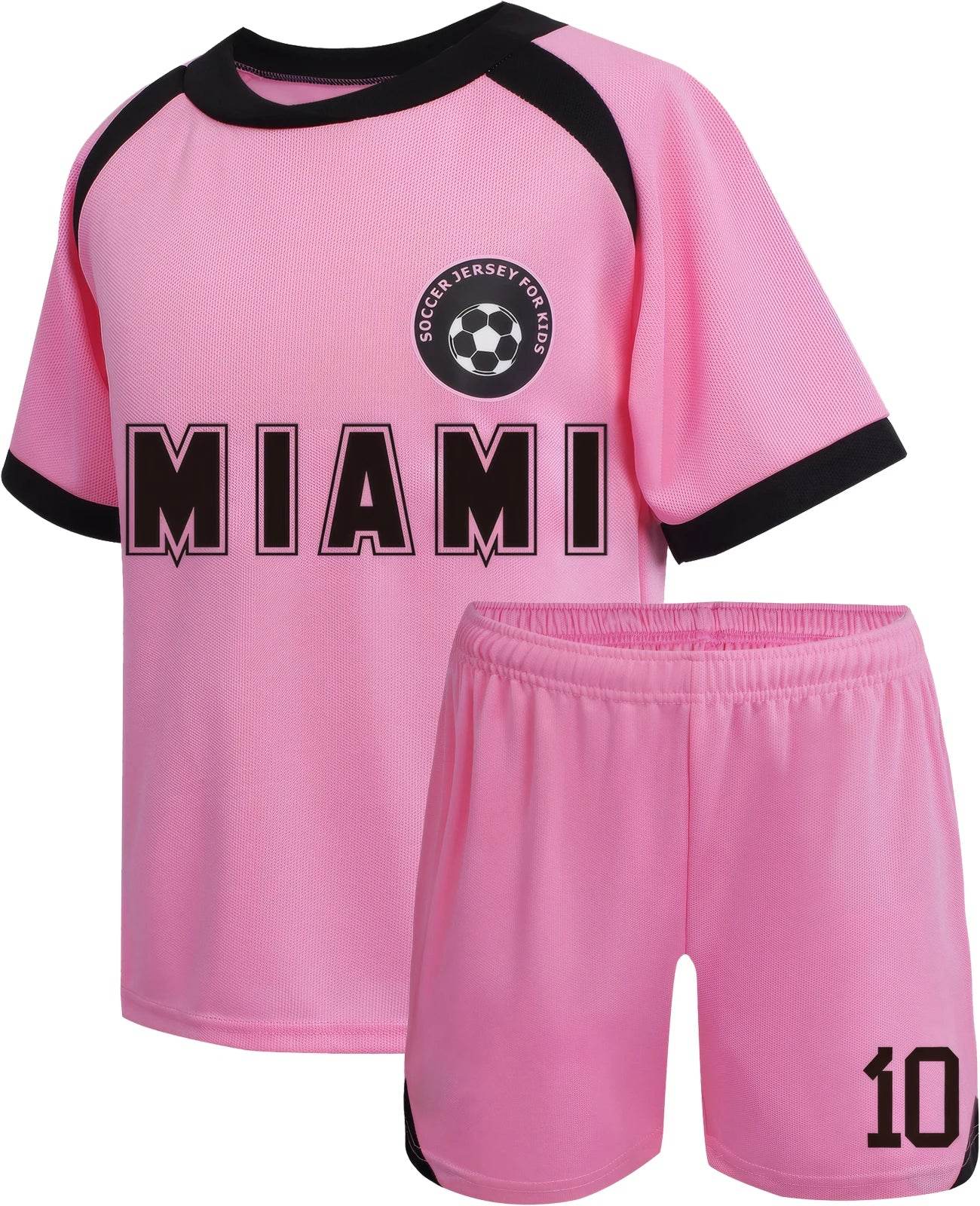 Children's football jersey sports training suit men's and women's 3-piece set loose jersey shorts with stockings - findify 2025