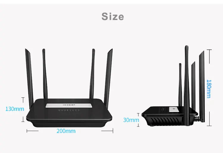 EDUP 4G LTE Router 1200Mbps or 300Mbps Home Hotspot 4G WiFi Router RJ45 WAN LAN WiFi Modem 3G/4G Wireless CPE With SIM Card slot