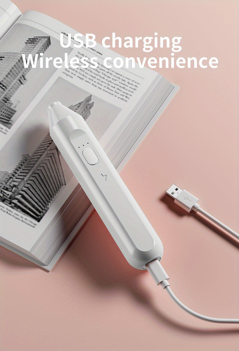 USB-Charged Multi-Functional Frother - Stainless Steel, Wireless & Portable Blender for Creamy Coffee and Baking