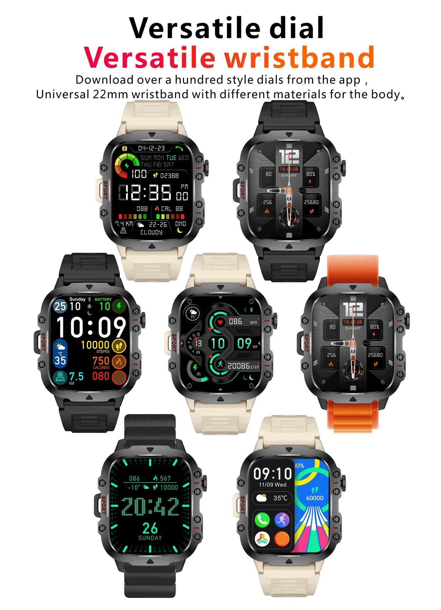 New Rugged Smart Watch Men - findify 2025