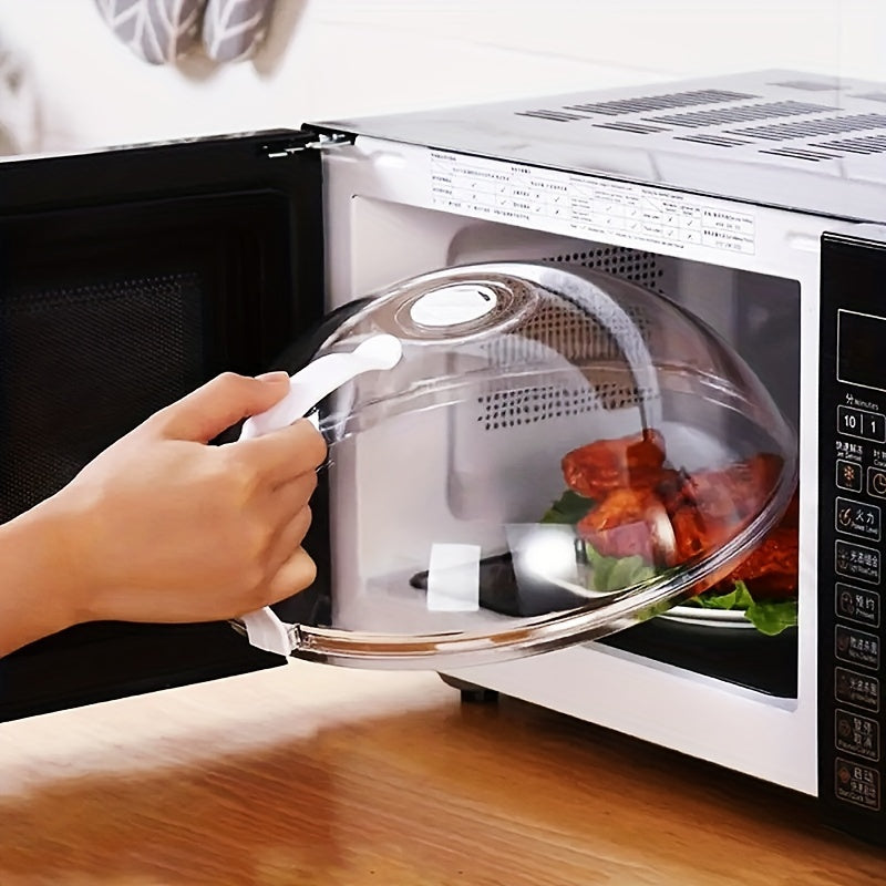 1pc Food Cover, Microwave Oven Heating Cover, Screen Protector For Food For Hot Dishes, Oil Proof Splash Proof Cover, Fresh-keeping Cover, Kitchen Supplies
