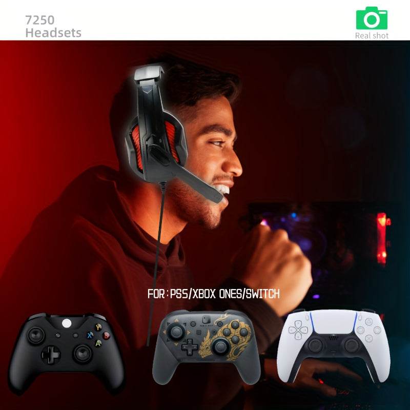 7250/3.5mm Gaming Dual-sided Headphones - findify 2025