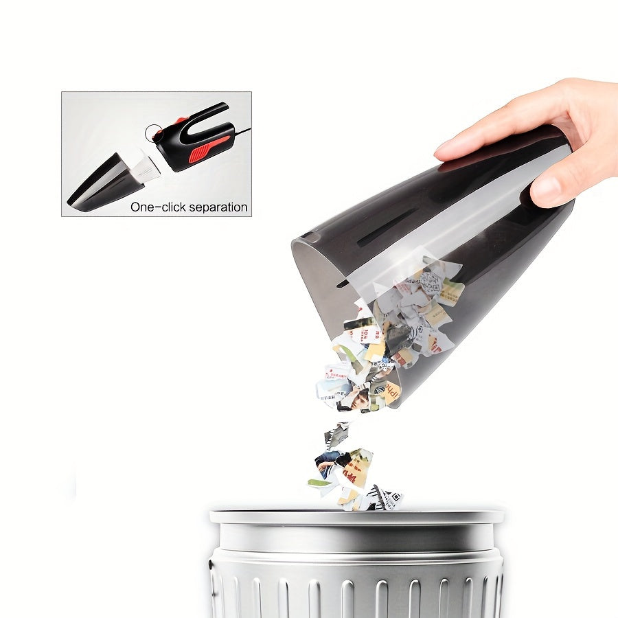 1pc Powerful Mini Household Handheld Vacuum - Kitchen Floor Gap Cleaning Tool for In-Car Wired Vacuum Cleaner and Home Dust Remover with Easy Reach and Deep Cleaning Capabilities