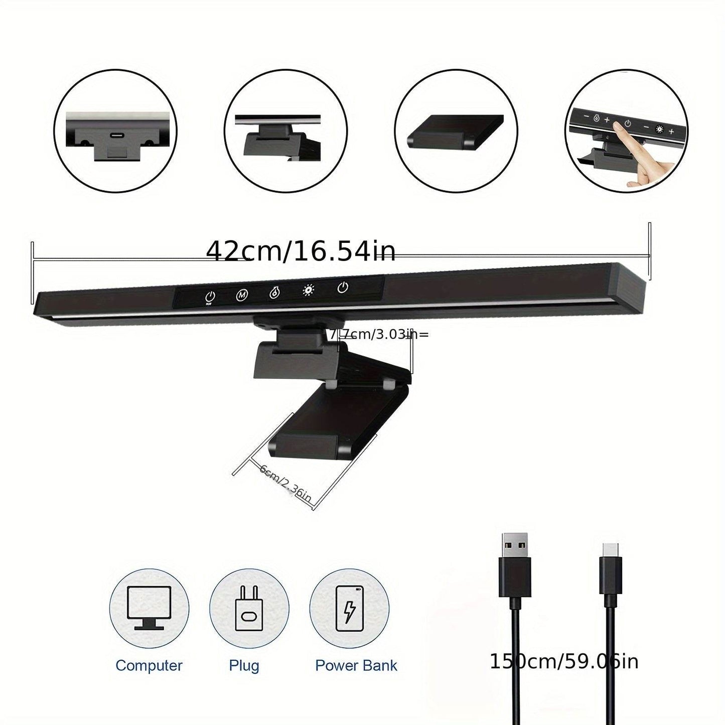 1pc LED Computer Monitor Light - findify 2025