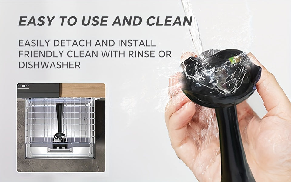 400W 2-Speed Lalayuan Powerful Handheld Blender - 304 Stainless Steel Blades Portable Stick Mixer - Electric Immersion Blender with Detachable Base