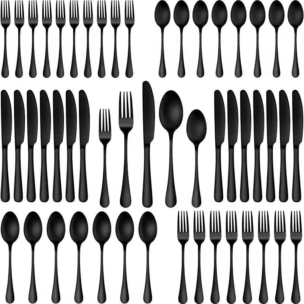 [30pcs Silverware Set Durable] 30pcs silverware set for 6 people, high-end stainless steel tableware set, mirror polished, durable household kitchen tableware set, including fork, knife and spoon set, dishwasher safe cleaning