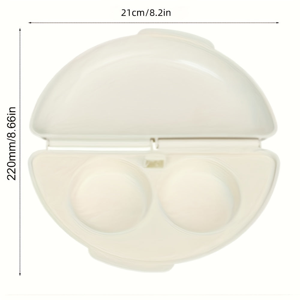 1pc Microwave Omelette Egg Maker Tray Non-toxic Eggs Steamer Box Silicone Egg Cooker Egg Poacher Kitchen Cooking Tools