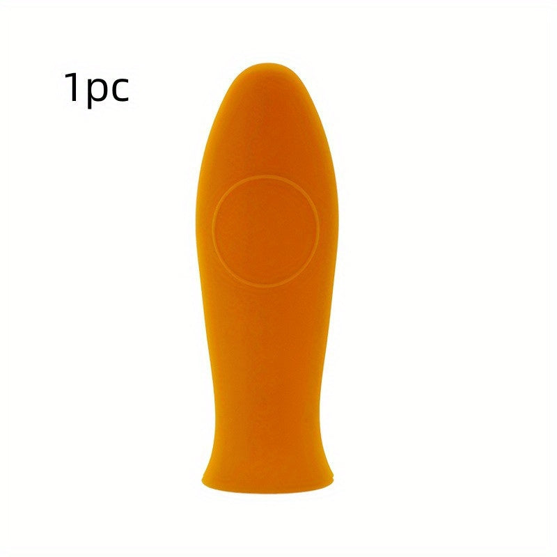 1pc Heat Resistant Silicone Handle Holder - For Cast Iron Skillets & Metal Cookware - Kitchen Supplies - Protect Your Hands From Burns - Perfect Gift for Home Cooks & Bakers
