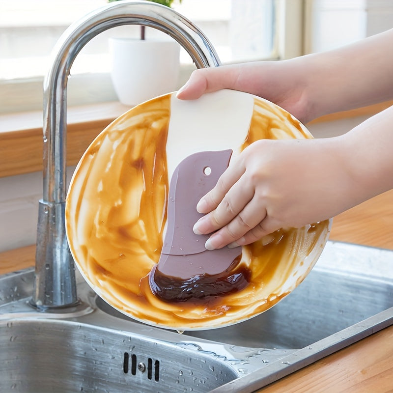 1pc Penguin-Shaped Silicone Kitchen Scraper - Flexible, Non-Electric Grease & Baking Tool for Efficient Cleaning & Decorating, Ideal for Stainless Steel Surfaces