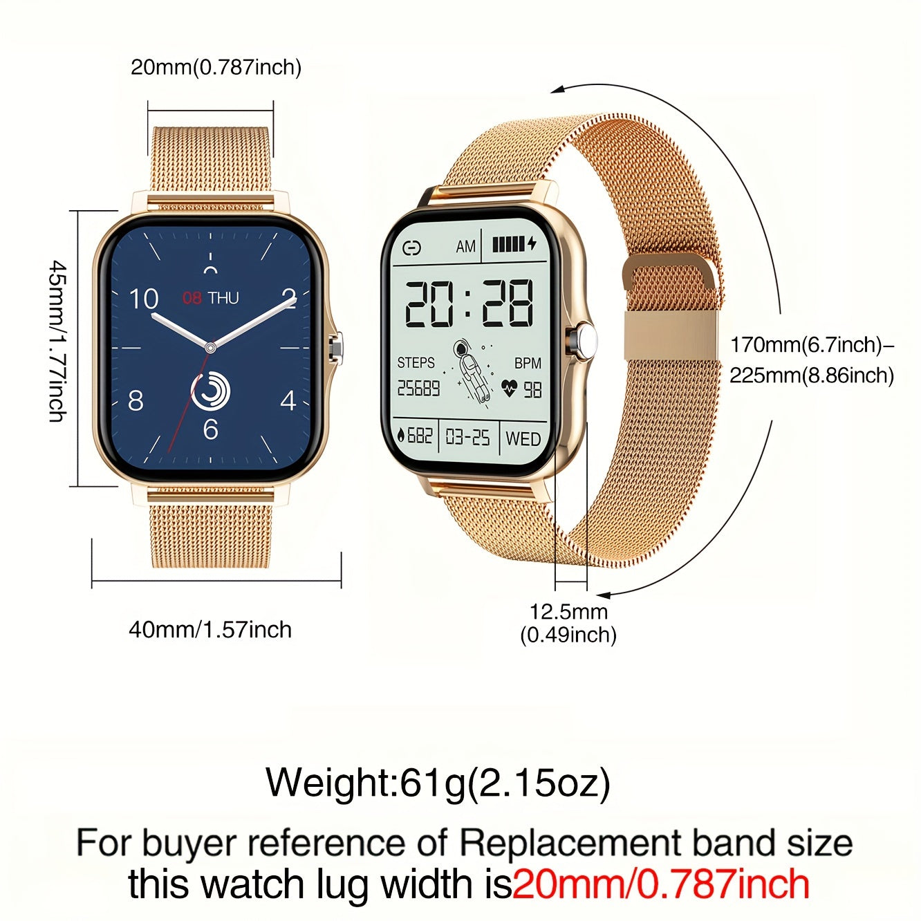 The New 2024 Smart Watch (Make/Answer Call), Full Touch Wireless Calling Smartwatch, Fitness Tracker Watch for Smartphone, Connection for Android IOS Phones, Mother'S Day, Father'S Day, Valentine'S Day, Party Gifts, Christmas