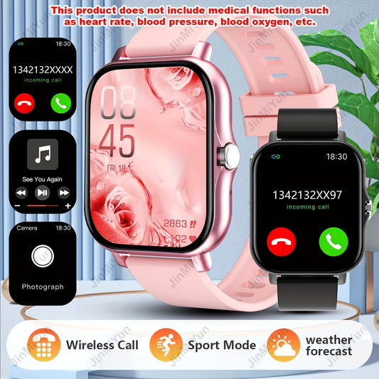 1.83-inch Full-screen Touch Sports Smart Watch, Suitable For Both Men And Women For Outdoor Activities, Featuring Wireless Calling/message Reminders/multiple Sports Modes, Information Reminders, Multi-function Phone Answering