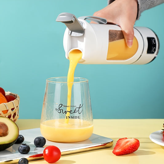 1500mAh Cord Travel Mini Juicer - Portable Citrus Juicers for Shakes and Smoothies - High-Speed Blender with 50W Power, Compact Size for Kitchen and On-The-Go Use