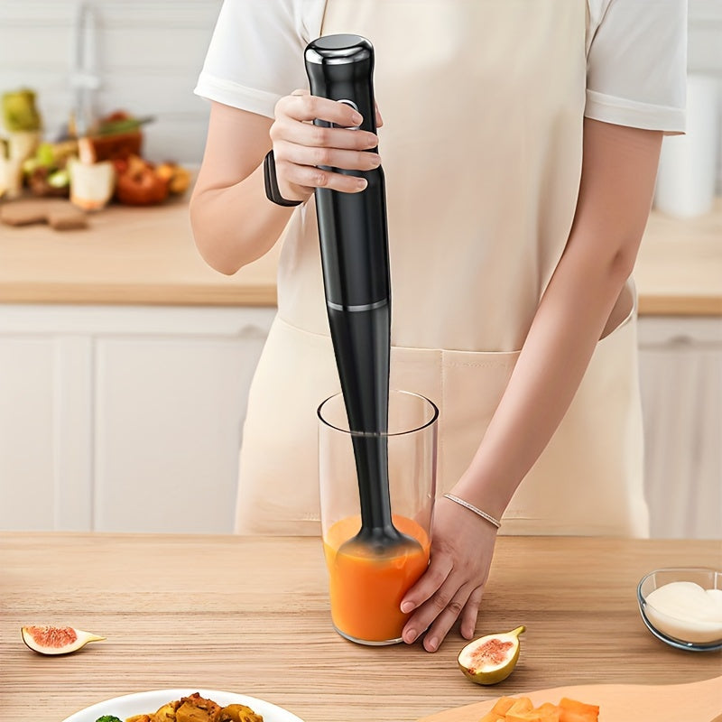 400W 2-Speed Lalayuan Powerful Handheld Blender - 304 Stainless Steel Blades Portable Stick Mixer - Electric Immersion Blender with Detachable Base
