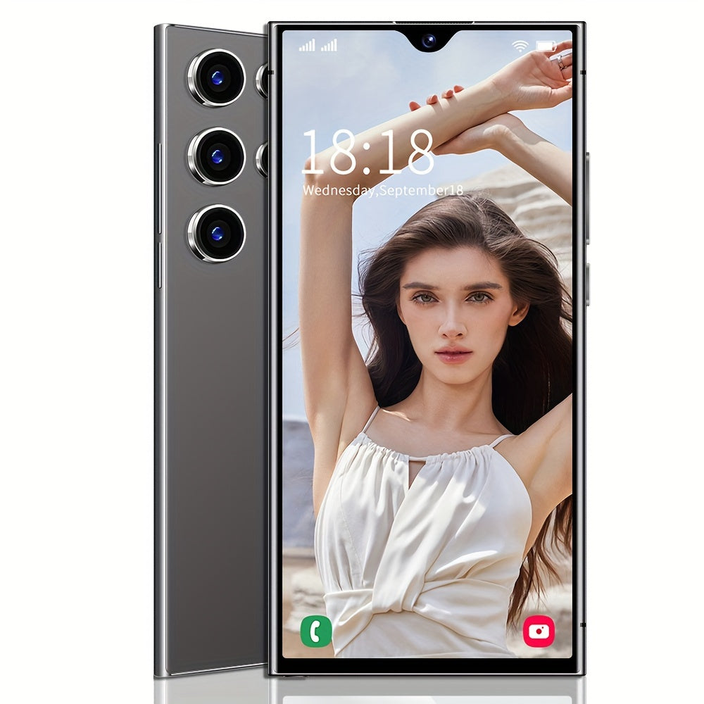 Unlocked Phones C37 Ultra 8GB RAM 256GB ROM Cell Phones 6800mAh Battery+6.8" Display SmartPhone