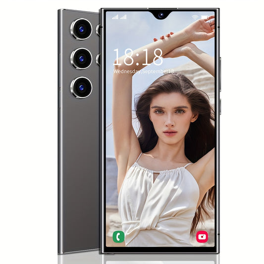 Unlocked Phones C37 Ultra 8GB RAM 256GB ROM Cell Phones 6800mAh Battery+6.8" Display SmartPhone